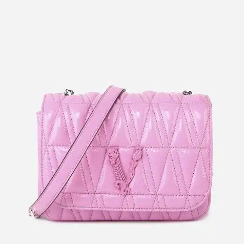 versace范思哲21年春夏女包女性粉色斜挎包dbfh821dnaplt1p34p