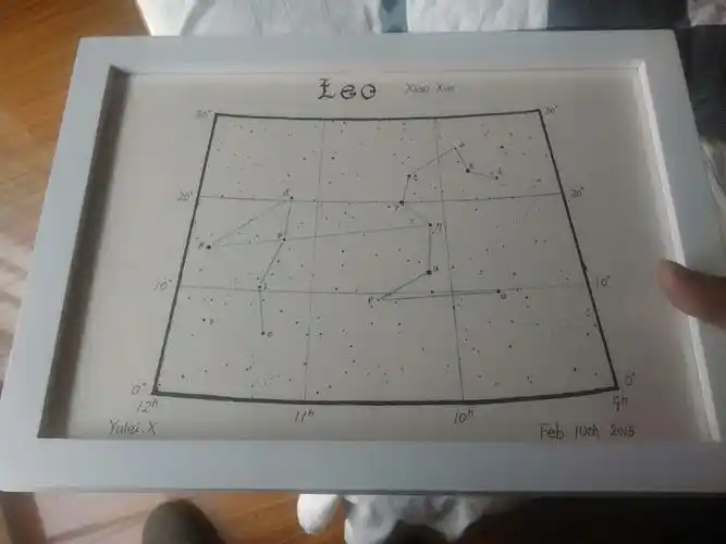 自制手绘星图的一个月