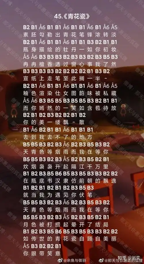 自己的光遇琴谱库