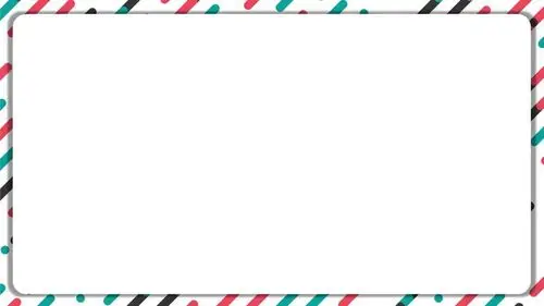 三张彩色斜线ppt边框背景图片