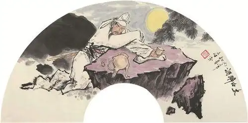 太白醉酒图(资料图片)