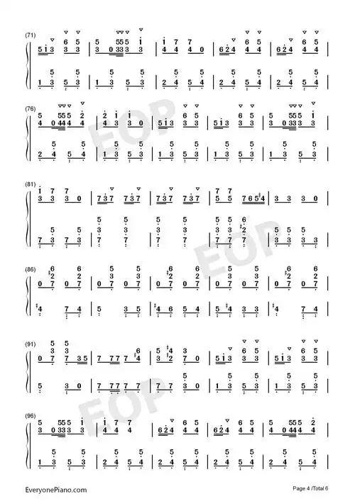 玩具兵进行曲-玩具兵的游行双手简谱预览4