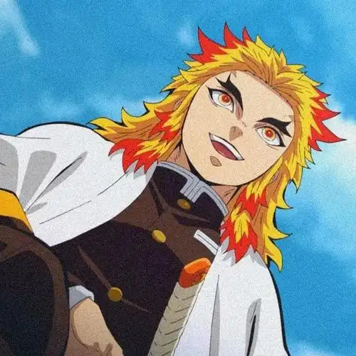 鬼灭之刃炎柱炼狱杏寿郎头像酷酷的男生动漫头像