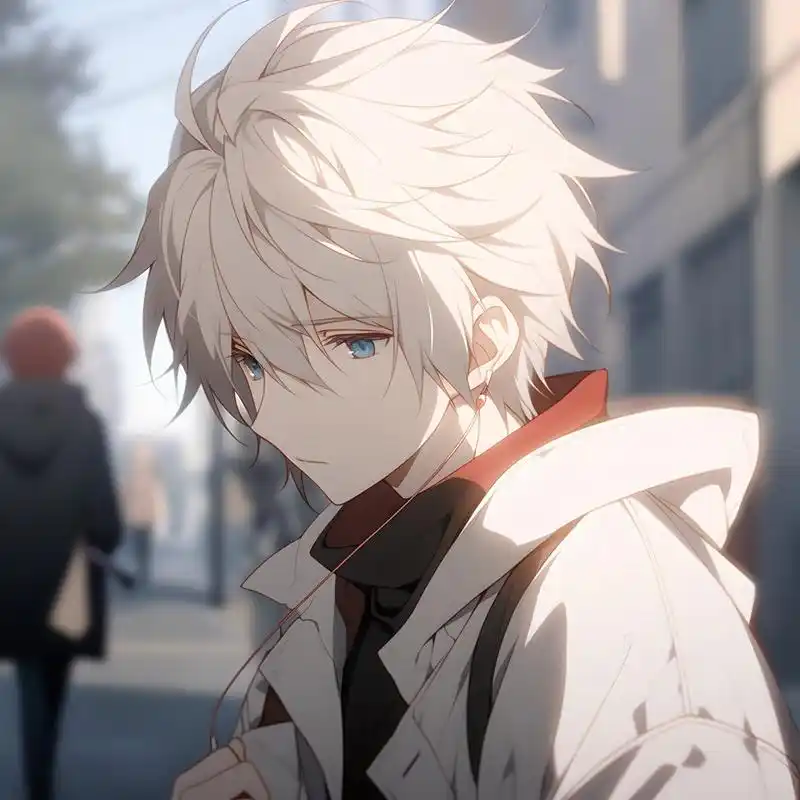 5250白发蓝瞳动漫头像5250 白毛控在哪,让我看到你们的双手