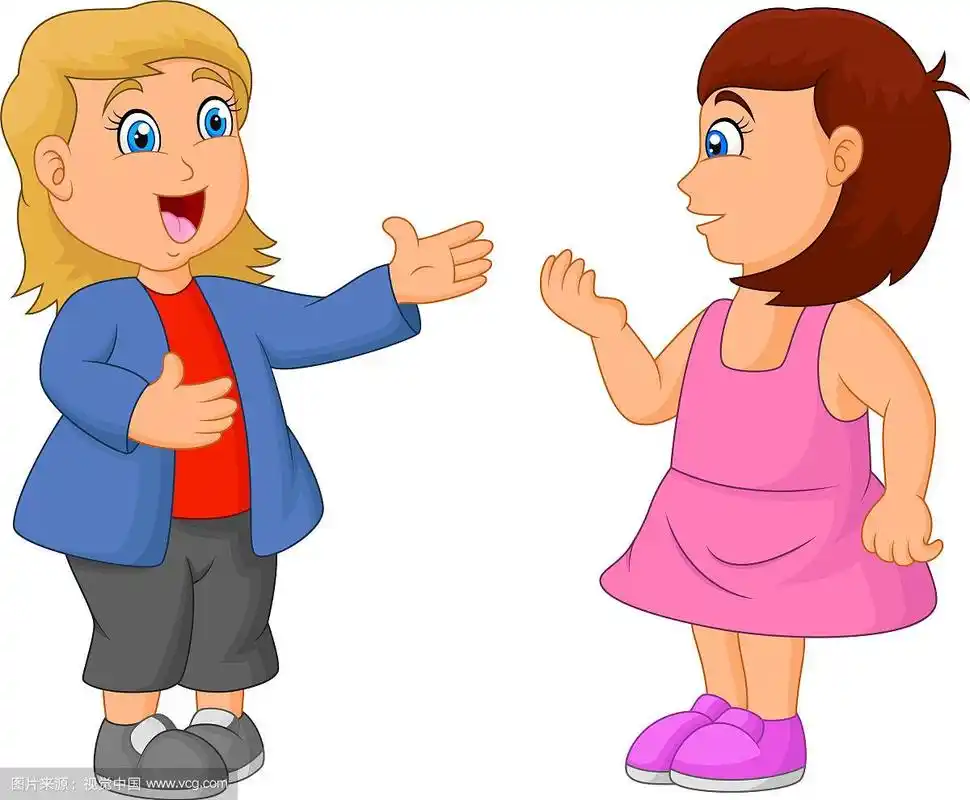 孩子们卡通聊天