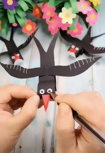 【和合尚美五幼人 同心共筑五幼魂】——亲子手工"小燕子"月牙湖分园