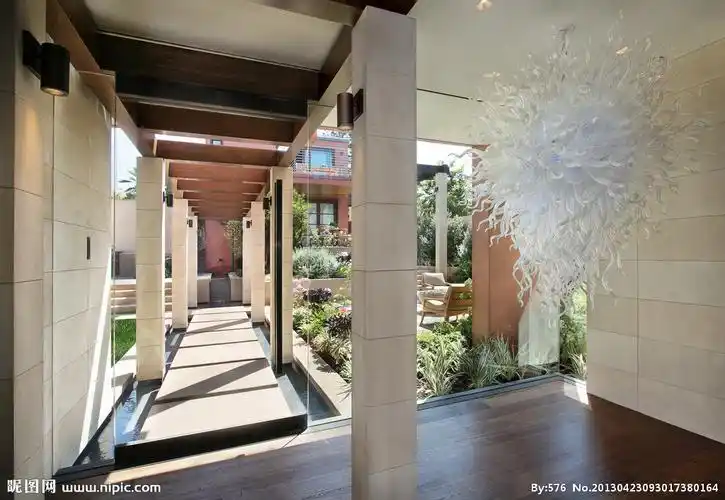 别墅走廊图片