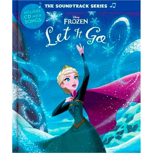 the soundtrack series froze 带cd 冰雪奇缘主题曲歌词绘本 安娜
