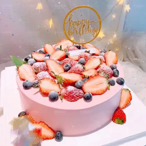 圣诞节草莓塔生日蛋糕新鲜水果成都绵阳自贡泸州德阳新鲜生日蛋糕