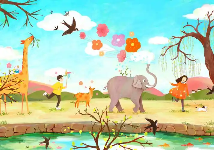 小学生高阶段故事作文封面插画