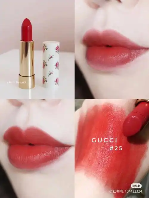 gucci口红碎花25