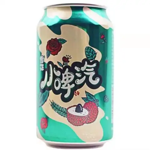 小啤汽330ml500ml雪花啤酒出品小啤汽玫瑰荔枝味碳酸饮料新品o蔗糖o卡