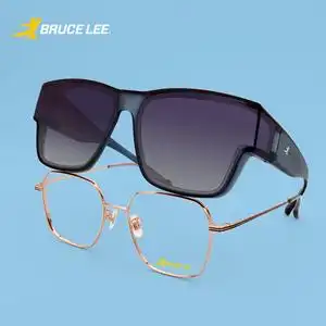 brucelee李小龙墨镜男士开车专用套镜钓鱼旅游眼镜近视太阳镜女士