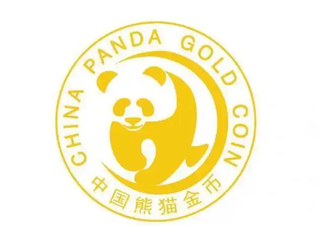 中国金币熊猫logo图案图片