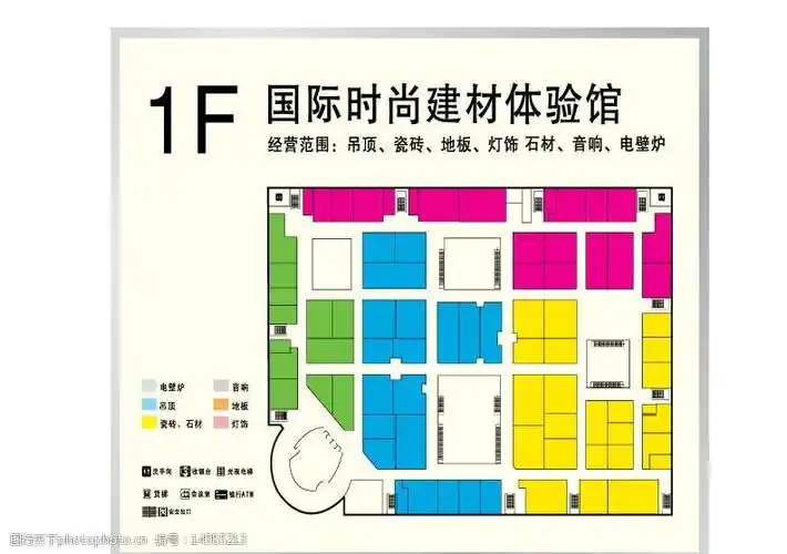 单层平面图索引牌图片