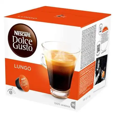 雀巢 美式浓黑咖啡(lungo) 美式浓黑咖啡(lungo)咖啡胶囊 16颗/盒(10