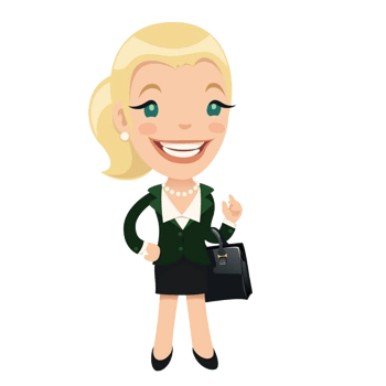 白领卡通小人矢量图卡通商务小人