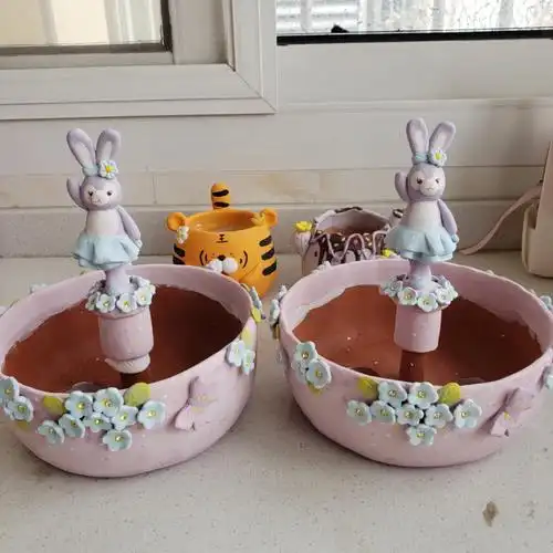 糖豆创意星黛露手绘多肉花盆