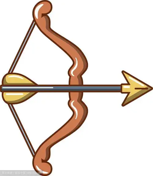 卡通风格的射箭游戏图标