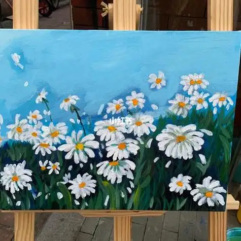 简单又好看的油画简单又好看的油画棒画