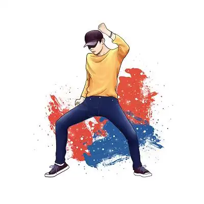 炫酷潮流时酸性街舞训练营手机海报街舞训练营潮流时尚酸性手机海报