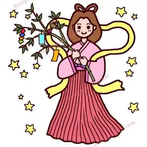 织女简笔画 织女简笔画简单又漂亮