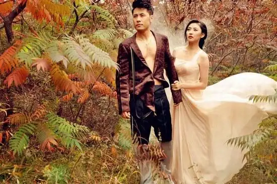 黎一萱拍摄杂志大片与黄征演绎暮光之城