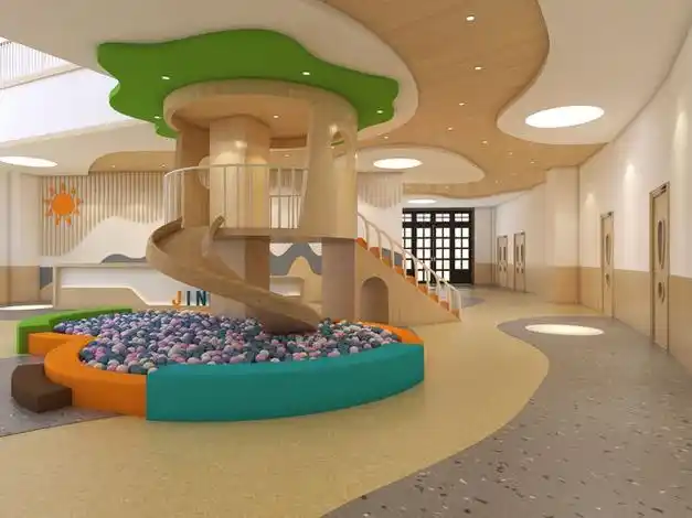 托管班装修怎么做?幼儿园室内设计,幼儿园室外活动区设计