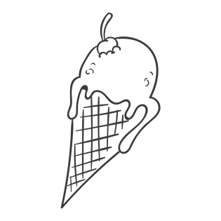 卡通手绘冰淇淋图片大全