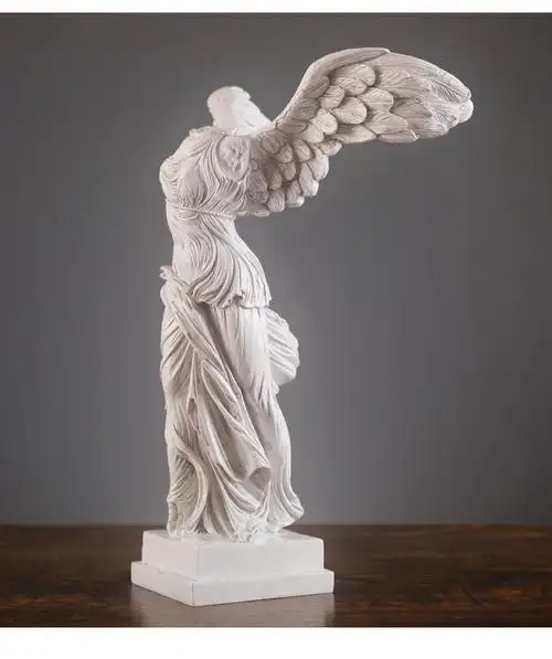 裕谷北欧石膏像摆件创意家居胜利女神立体装饰品客厅书房办公室桌面