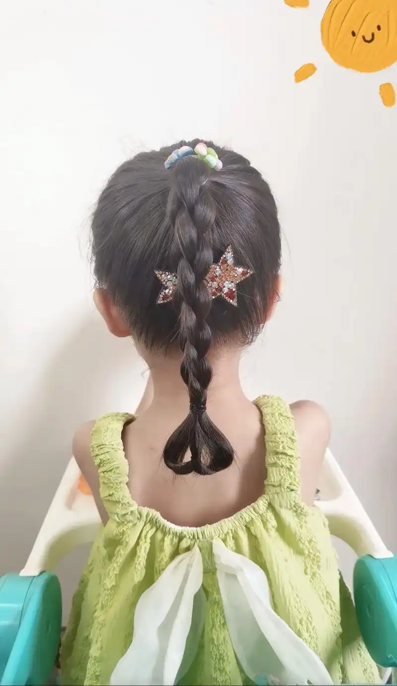 四股圆辫高马尾.#抖音图文来了 扎马尾太单调,试试扎这个四股 - 抖音