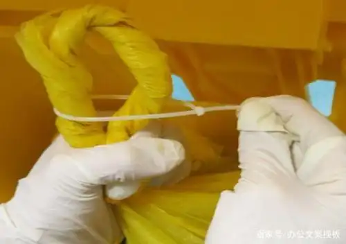 医疗废物专用包装袋鹅颈式封扎法