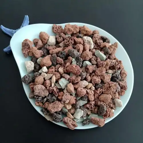 厂家大量供应彩虹石持水透气彩虹石 多肉盆栽底石面石营养虹彩石