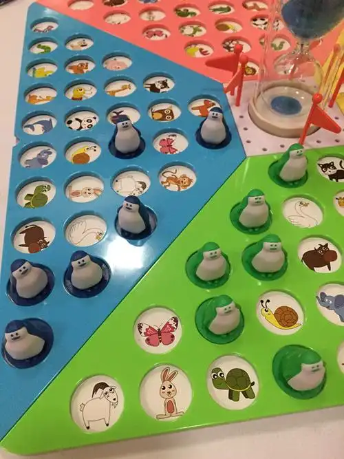 企鹅排队-柠檬猫儿童益智棋 幼儿亲子互动合作益智玩教具