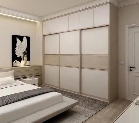 三扇推拉门衣柜内部图 三扇推拉门衣柜内部图带转角