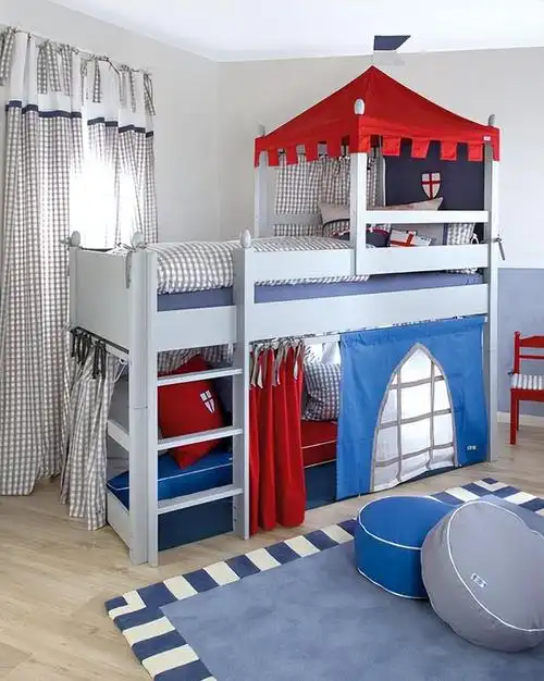 7平米儿童房做榻榻米还是高低床,怎么做实用又漂亮可爱