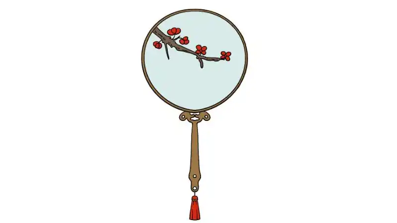 古风圆扇简笔画 古风圆扇简笔画怎么画