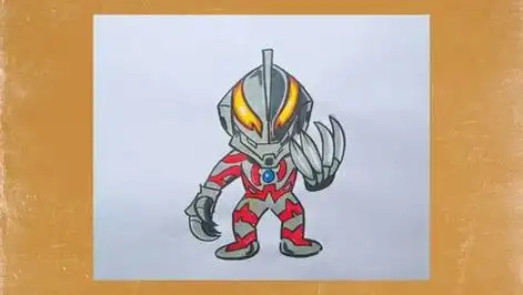 简笔画教程奥特曼贝利亚