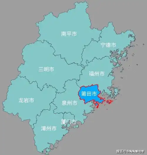 莆田市4区1县建成区排名最大是涵江区最小是城厢区了解一下