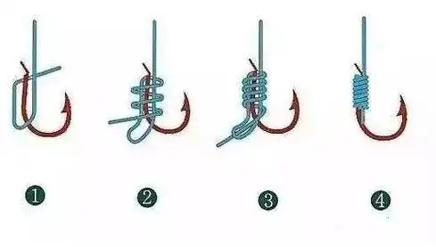 子线绑法 双钩,手工最简单的绑钩方法步骤