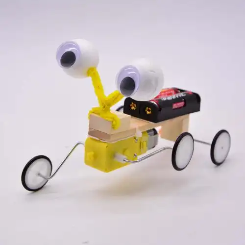 科技小制作小发明 电动机器人 男孩 小学生diy爬虫创意手工材料包