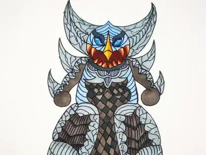 斯菲亚哥莫拉 #奥特曼 #小怪兽 #小怪兽绘画教程 #简笔画教程幼对园