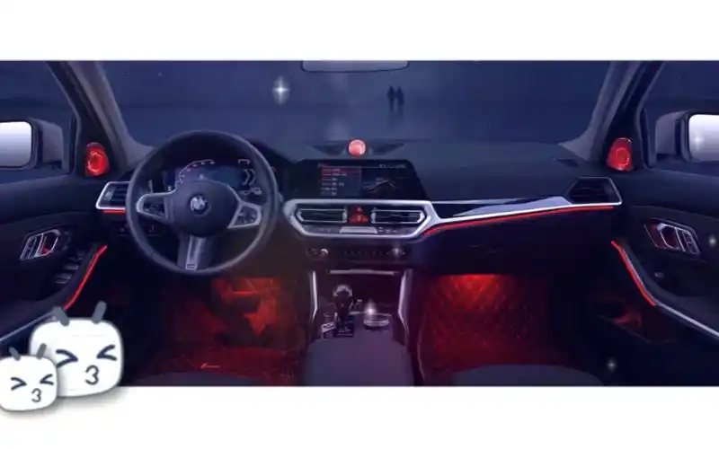 宝马3系氛围灯钻石高音