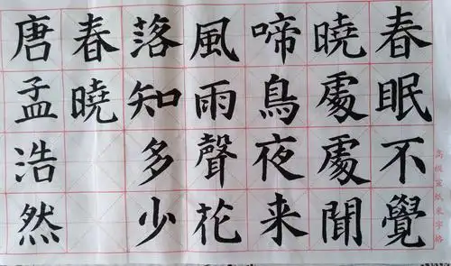 唐代诗人孟浩然《春晓》