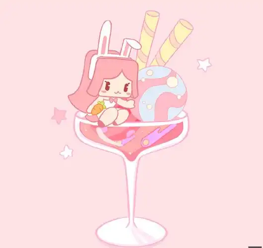 的精美壁纸,从图片中我们不难看出,这是一张基于兔美美所设计的壁纸