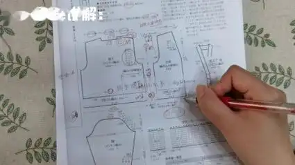 【几何开衫】 第1节 整体图解讲解 袖子起针 加针 袖山减针完成