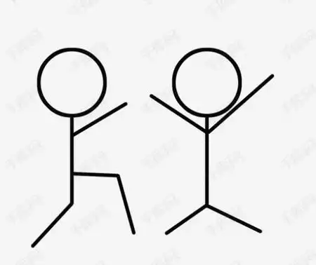 可爱火柴人简笔画图片大全