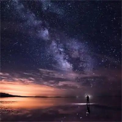 难以忘掉的梦幻意境星空头像图片 银河星空星星头像合集_风景头像_美