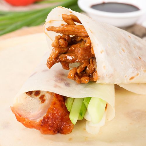 北京烤鸭面皮面筋卷饼直径15cm手工烙饼烤鸭饼荷叶饼春饼皮小卷饼