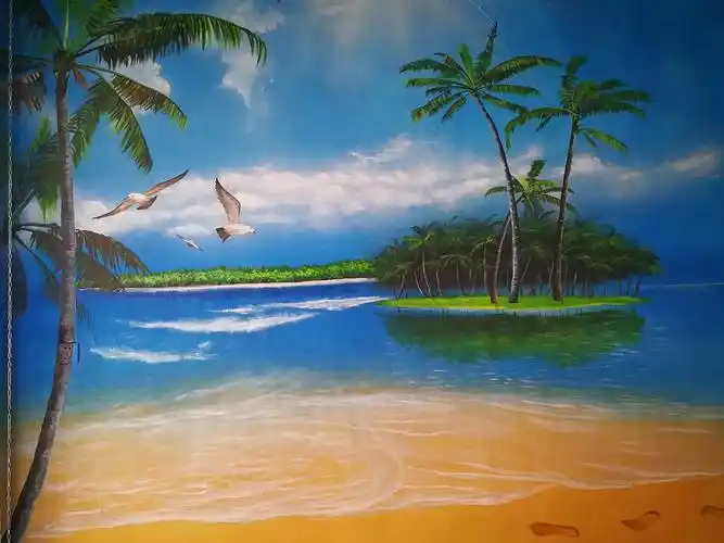 成都墙绘四川墙绘风景墙绘网吧墙绘